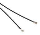 HIROSE / HRS U.FL-2LPHF6-068N2T-A-500 RF / Coaxial Cable Assembly, 90&deg; U.FL Plug to 90&deg; U.FL Plug, 1.13mm, 50 ohm, 19.7 ", 500 mm