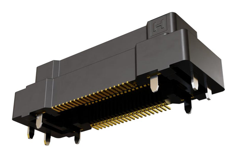 HARWIN F11-10004042R Mezzanine Connector, 4 Pwr Contact, Receptacle, 0.5 mm, 2 Rows, 44 Contacts