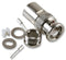 RADIALL R605006000 RF / Coaxial Connector, Coaxial, Straight Plug, Solder, 80 ohm, Brass
