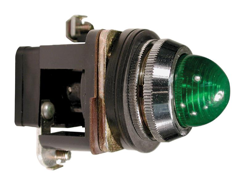 ALTECH PLB3LB-024 PILOT LIGHT, LED, GREEN, 30MM, 24V