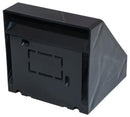 TUK 3LABK Angled Back Box, Single Gang, 86.4mm x 115.85mm x 73mm, Black, ABS GTIN UPC EAN: 5055386512802