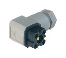 HIRSCHMANN G 4 W 1 F GREY Rectangular Power Connector, Grey, 4 Contacts, G Series, Cable Mount, Solder, Receptacle