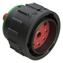 AMPHENOL SINE/TUCHEL AHDP06-24-09PN-SRA CIRCULAR CONNECTOR, PLUG, 24-09, CRIMP