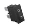WURTH ELEKTRONIK 471013264143 Rocker Switch, SPST-NO, Non Illuminated, Panel, Snap-In, Black, WS-RSTV Series
