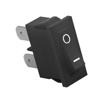 WURTH ELEKTRONIK 471013264143 Rocker Switch, SPST-NO, Non Illuminated, Panel, Snap-In, Black, WS-RSTV Series