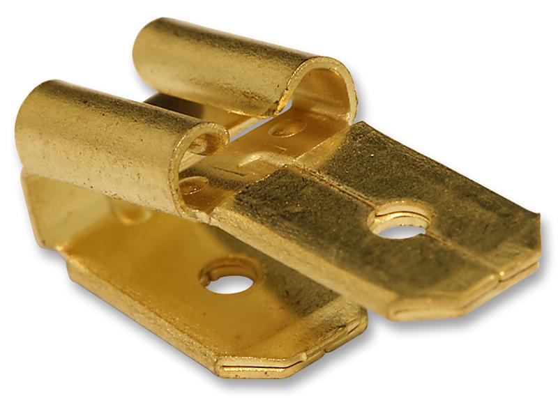 MOLEX 19043-0010 Quick Disconnect Terminal, 19043 Series, Quick Disconnect Adapter, 6.35mm x 0.81mm