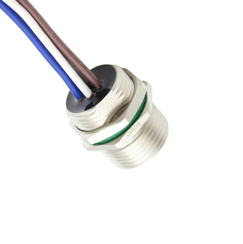 BULGIN LIMITED PXMBNI78FPM05AFL78005 Sensor Cable, 7/8" Plug, Free End, 5 Positions, 500 mm, 19.7 ", Buccaneer 7/8" Series