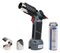 HELLERMANNTYTON 391-90010 Heat Gun, Cordless, Piezo Ignition, 900&deg;C, Protective Spring, 2 Nozzles, Gas Cartridge 4031026660561