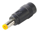 MULTICOMP PRO MP014087 Connector Adapter, DC Power - 2.1mm, 1 Ways, Receptacle, DC Power - 2.5mm, 1 Ways, Plug