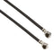 AMPHENOL RF A-1PA-113-300B2 RF / Coaxial Cable Assembly, 90&deg; AMC Plug to 90&deg; AMC Plug, 1.13mm, 50 ohm, 11.8 ", 300 mm, Black