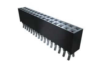 SAMTEC SSQ-106-01-S-D PCB Receptacle, Board-to-Board, 2.54 mm, 2 Rows, 12 Contacts, Through Hole Mount, SSQ