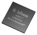 INFINEON CYW55513IUBGT WLAN, SDIO/GSPI/HSUART Interface, 6 GHz, 1X1 802.11AX, -40 &deg;C to 85 &deg;C, AIROC Bluetooth Series