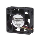 SANYO DENKI 9GA0624H6001 DC Axial Fan, 24 V, Square, 60 mm, 20 mm, Ball Bearing, 18.4 CFM