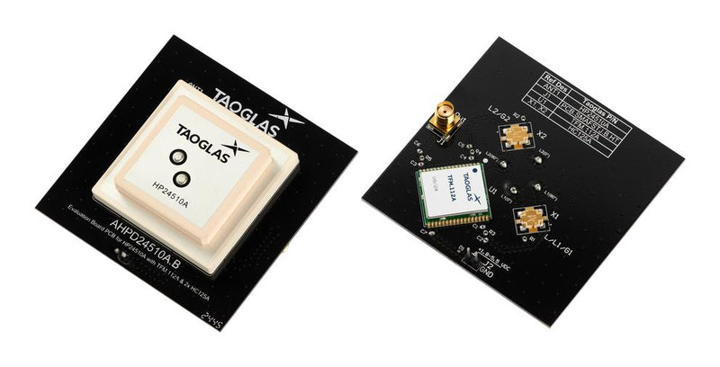 TAOGLAS AHPD24510A.B Evaluation Board, HP24510A, GNSS L1/L2 Stacked Patch Antenna