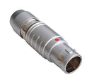 BULGIN LIMITED PPCFGG2B04CLAD Circular Connector, Push Pull X Series, Straight Plug, 4 Contacts, Solder Pin, Push-Pull