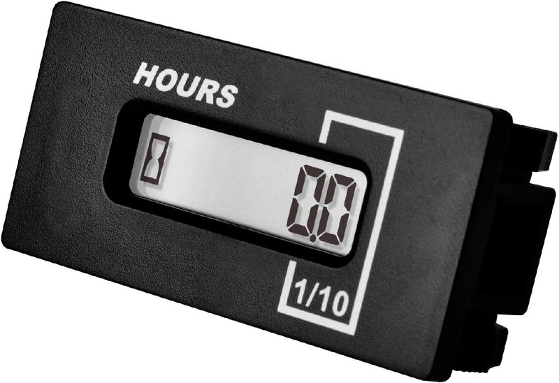 Multicomp PRO MP011714 MP011714 Panel Mount Timer 6-Digit 6 VAC 85 0 h 999999 22.5 mm 45.5 New