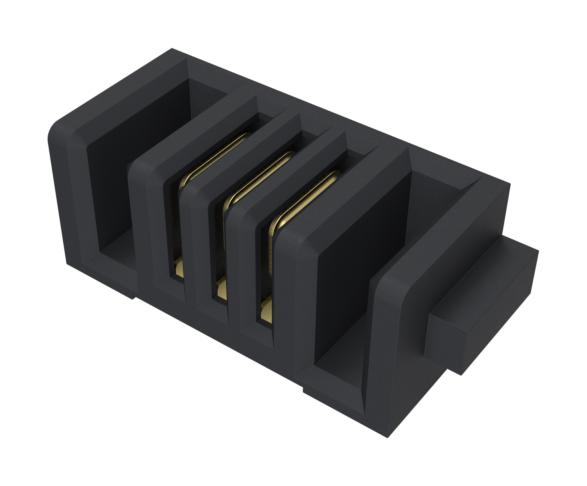 AMPHENOL COMMUNICATIONS SOLUTIONS 10174479-05A100LF BATTERY CONNECTOR, R/A RCPT, 5POS, 2MM