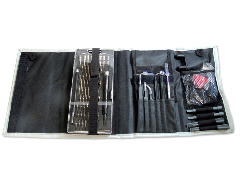 MULTICOMP PRO MP015203 Repair Tool Kit, Smart Phone, 4mm Driver, Tweezers, Spudger, Pliers, Opening Pick, Screwdriver Bits