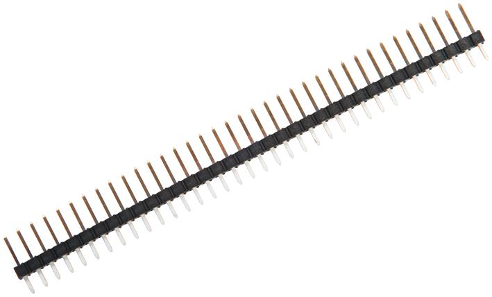 AMPHENOL COMMUNICATIONS SOLUTIONS 861400361YO10LF Pin Header, Wire-to-Board, 2.54 mm, 1 Rows, 36 Contacts, Through Hole Straight, FCI 8614 Series