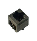AMPHENOL COMMUNICATIONS SOLUTIONS 90512-003LF Modular Connector, Modular Jack, 1 x 1 (Port), 6P4C, Cat3, Through Hole Mount