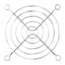 HIGHLAND HIG-W80 Fan Finger Guard, Steel - Wire Form, 80mm Axial Fans, 71.5 mm, Bright Nickel Chrome
