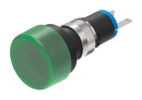 EAO 18-060.0055L LED Panel Mount Indicator, Green, 3.2 VDC, 8 mm, 20 mA, IP40
