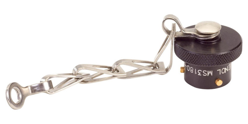 AMPHENOL INTERCONNECT INDIA MS3180-12CW Dust Cap / Cover, Shell Size 12, Dust Cap with Chain