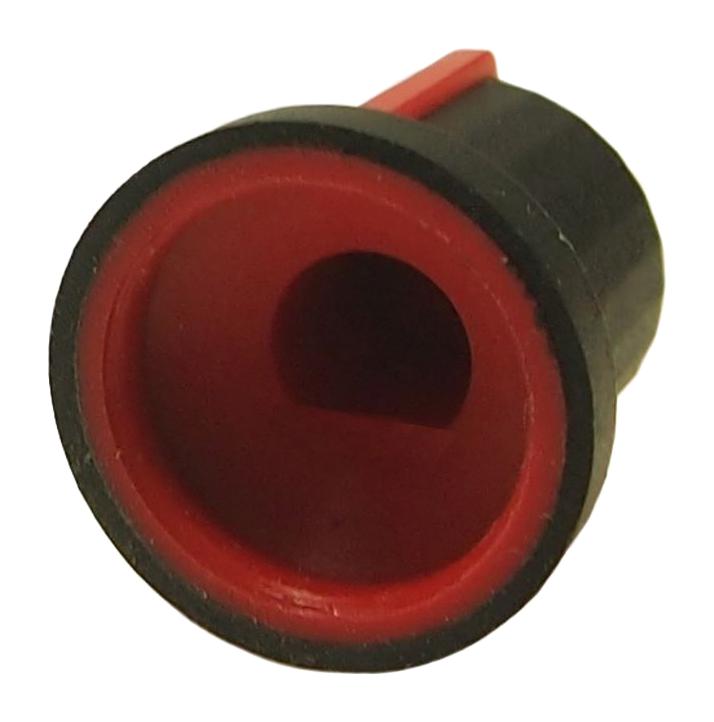 MULTICOMP PRO MP-CL170842FR Knob, D Shaft, 6 mm, Round with Indicator Line, 16.2 mm, MP Knobs Series