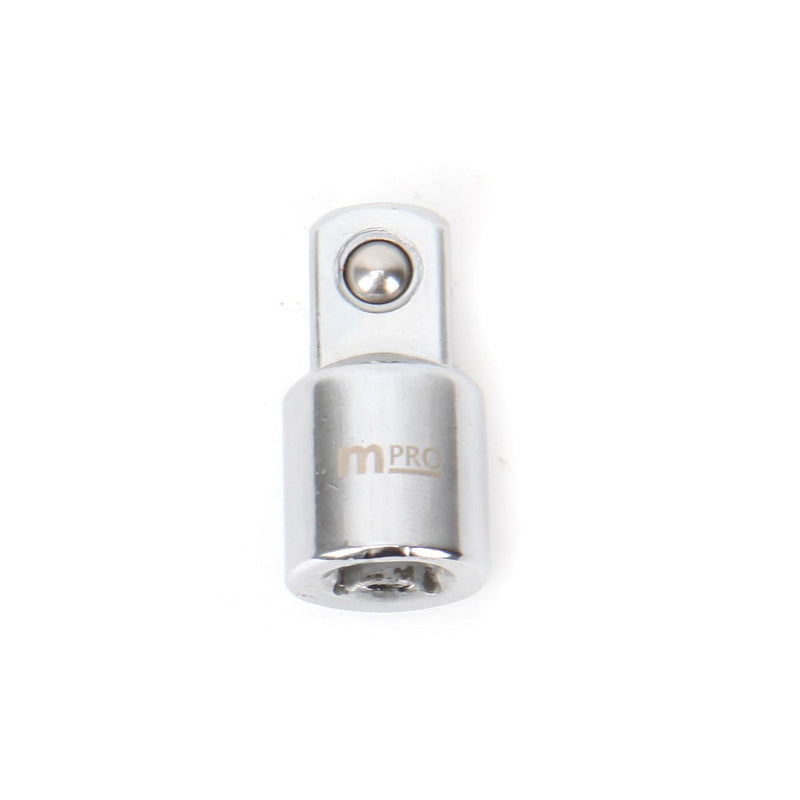 MULTICOMP PRO MP012619 Socket Adaptor, Mirror Surface, 1/4" to 3/8", Chrome Vanadium