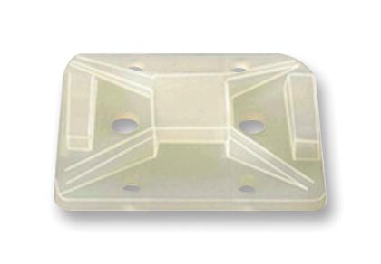 HELLERMANNTYTON 151-11819 Cable Tie Mount, Type TY8G1S, Adhesive, 3.2 mm, Natural, Nylon 6.6 (Polyamide 6.6), 32 mm, 25 mm 4031026122199