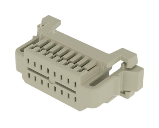 SAMTEC ISD1-08 Connector Housing, White Nylon, 2Row, MicroMate ISD1 Series, Receptacle, 16 Ways, 2.54 mm