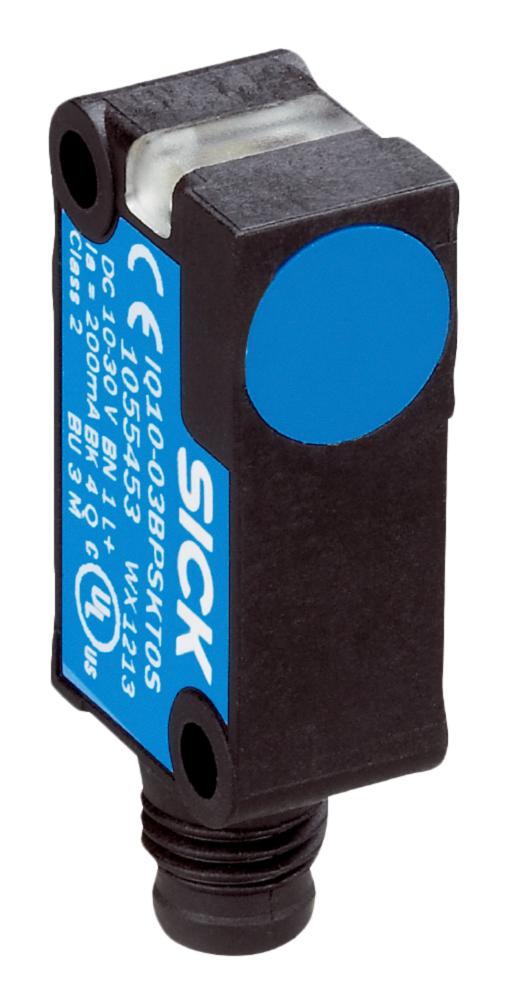 SICK IQ10-06NPOKT0S Inductive Proximity Sensor, PNP/SPST-NC, 6 mm, 10 V to 30 V, IQB Series