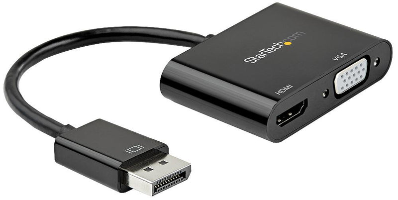 STARTECH DP2VGAHD20 Connector Adapter, DisplayPort, 1 Ways, Plug, 2 Ways, Receptacle GTIN UPC EAN: 065030884419