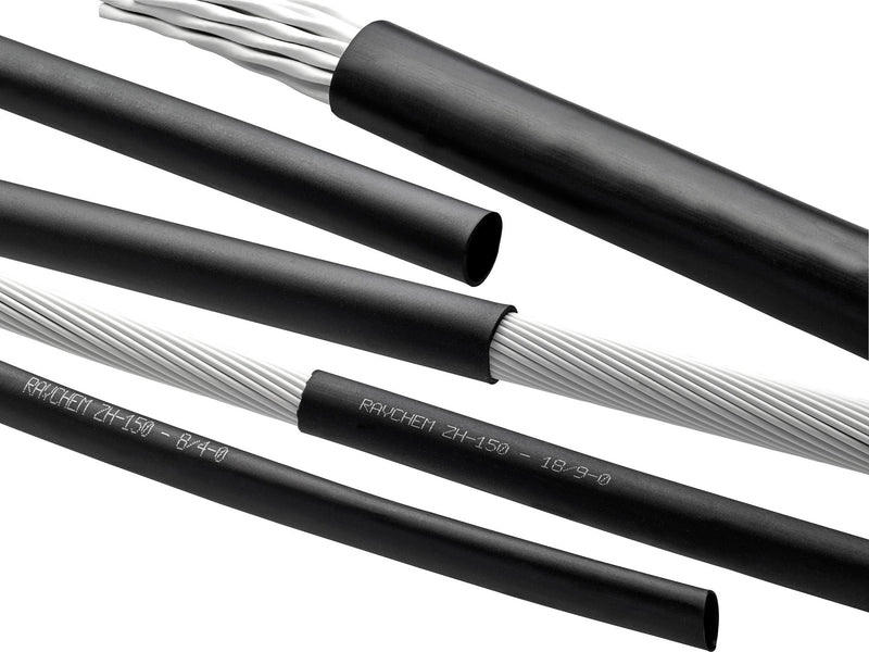RAYCHEM - TE CONNECTIVITY ZH150-12/6-0-SP HEAT SHRINK TUBING, 12MM, BLACK