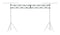 STELLAR LABS 555-13806 Effects Lighting Truss, 10ft, 5 Sections, Aluminium