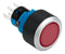 MULTICOMP PRO MPAB-PB-1043 Industrial Pushbutton Switch, 12 V LED, MPAB-PB Series, 22 mm, SPST-NO, SPST-NC, Momentary, Round