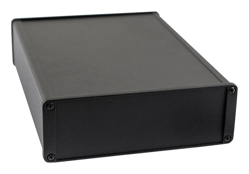 HAMMOND 1457T2201BK Metal Enclosure, Small, Extruded Aluminium, 56.92 mm, 168.46 mm, 231.15 mm, IP65