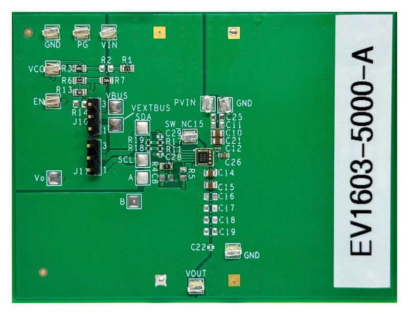 TDK EV1603-5000-A Evaluation Board, FS1603-5000-AL, Micro-Point-of-Load (&micro;POL) DC-DC Converter