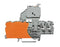 Wago 2002-1811/1000-541 2002-1811/1000-541 Fused Terminal Block 4 Ways 22AWG to 12AWG mm&Acirc;&sup2; Clamp 6.3 A 250 V New