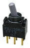 NIDEC COMPONENTS CFT2-1DC-AW Toggle Switch, On-On, SPDT, Non Illuminated, CFT2, Through Hole
