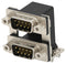 TE CONNECTIVITY 2454917-4 Stacked D Sub Connector, Upper - Plug / Lower - Plug, DE, 9 Contacts