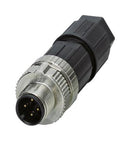 PHOENIX CONTACT 1424657 Sensor Connector, M12 Push-In, M12, Male, 4 Positions, Push In Pin, Straight Cable Mount GTIN UPC EAN: 4055626375847 SACC-M12MS-4PL M