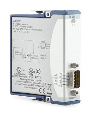 NI / EMERSON 781673-01 Interface Module, CANopen, C Series , NI-9881, 1 Port