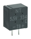KEMET FMR0H104ZF Supercapacitor, EDLC, 0.1 F, 5.5 V, Radial Leaded, -20%, +80%, 5 mm, 1000 hours @ 70&deg;C