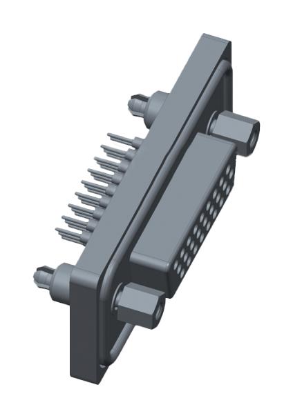 AMPHENOL LTW HDB-26PFFP-SL8001 D Sub Connector, High Density, Receptacle, 26 Contacts, DA, Solder