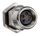 AMPHENOL LTW 8A-06PFFS-SH7001 Sensor Connector, M Series, M8, Female, 6 Positions, Solder Socket, Straight Panel Mount