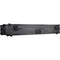 Odyssey Black Low-Profile DJ Coffin with 12" Mixer and Two Turntables, Wheels, and Glide Platform