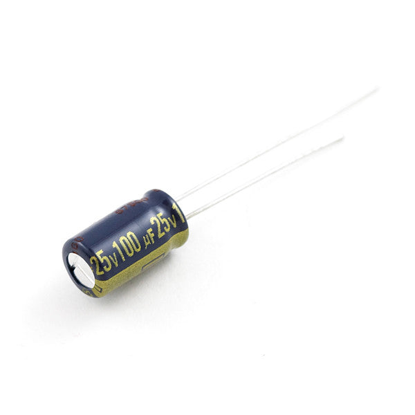 Tanotis - SparkFun Electrolytic Decoupling Capacitors - 100uF/25V General - 1