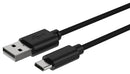Ansmann 1700-0130 1700-0130 USB Cable Type A Plug to C 1 m 3.3 ft 2.0 Black