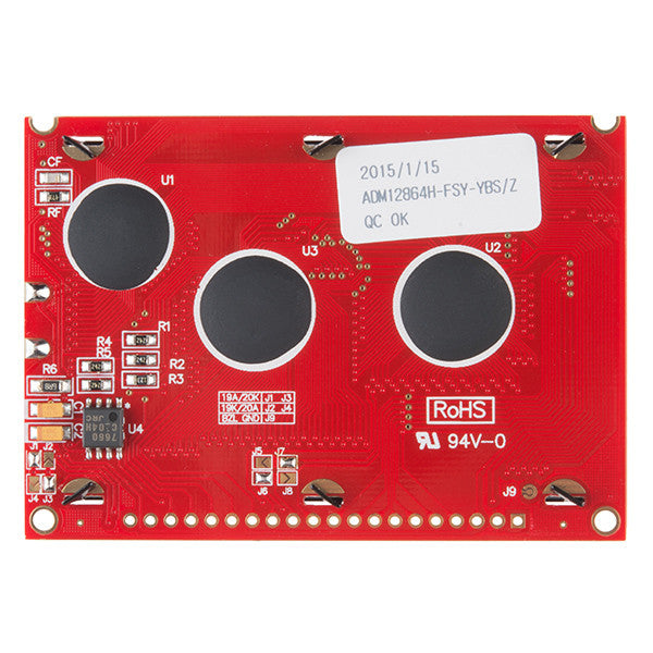 Tanotis - SparkFun Graphic LCD 128x64 STN LED Backlight Monochrome - 4